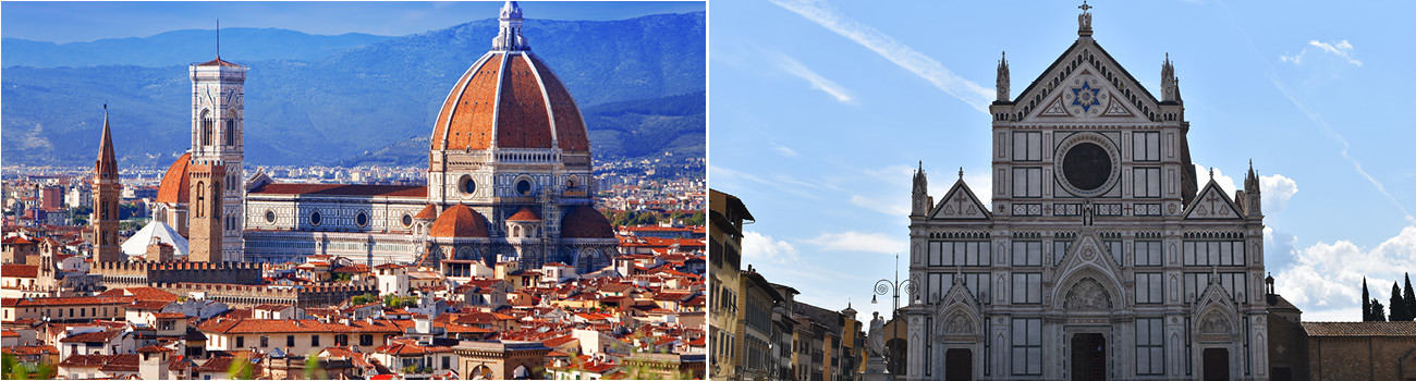 Florence-Italy-Duomo-and-Piazza-Santa-Croce-2Panel-Itinerary