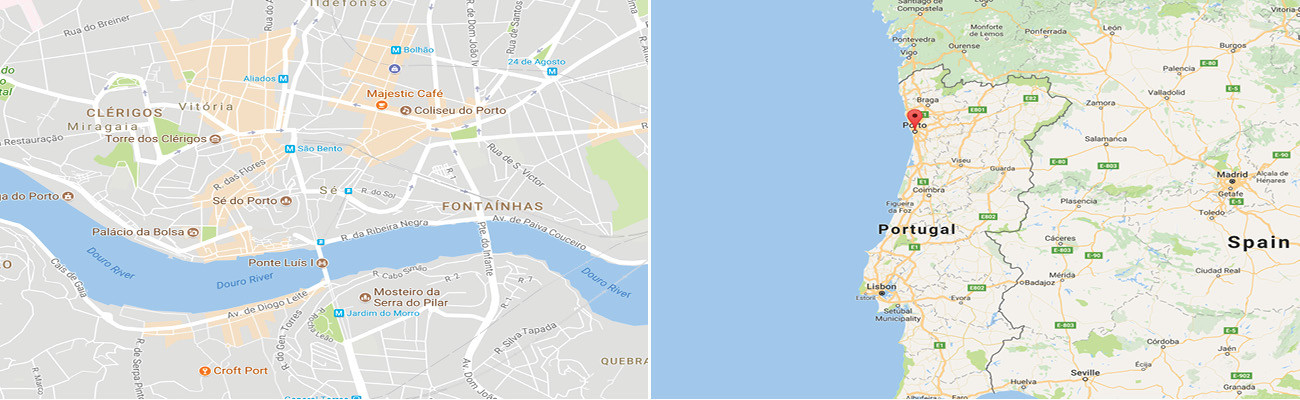 Porto-Portugal-Maps-Visit-Porto-Area
