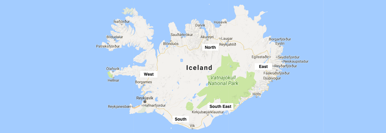 South-East-North-West-Map-of-Iceland-Itinerary