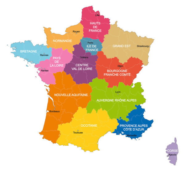 France Map 600x553 